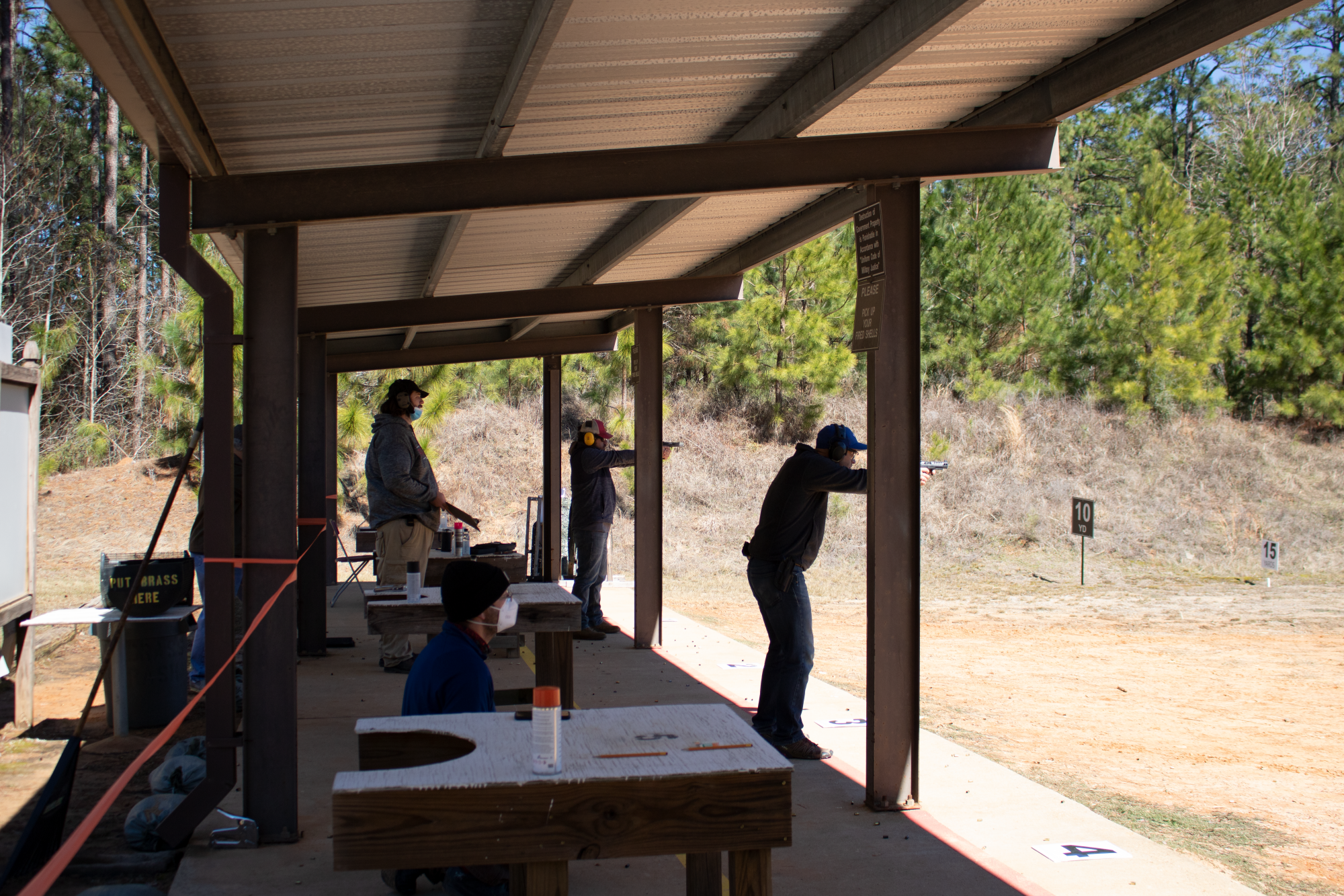 Netjes hoek behalve voor Recreational Shooting Range